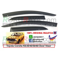 Toyota Corolla KE30 KE40 KE50 KE60 (3rd Gen) 1974-1981 AG Door Visor Air Press Wind Deflector (Small 7cm Width)